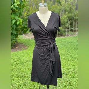Max Studio LBD wrap dress